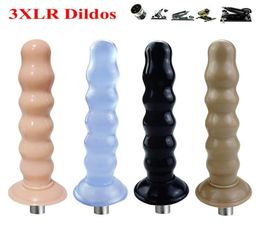 Accessoire de machine sexuelle traditionnelle 3XLR pour hommes et femmes, consolateur anal avec comptes enchufe, machine d'amour sexuel X0404841477