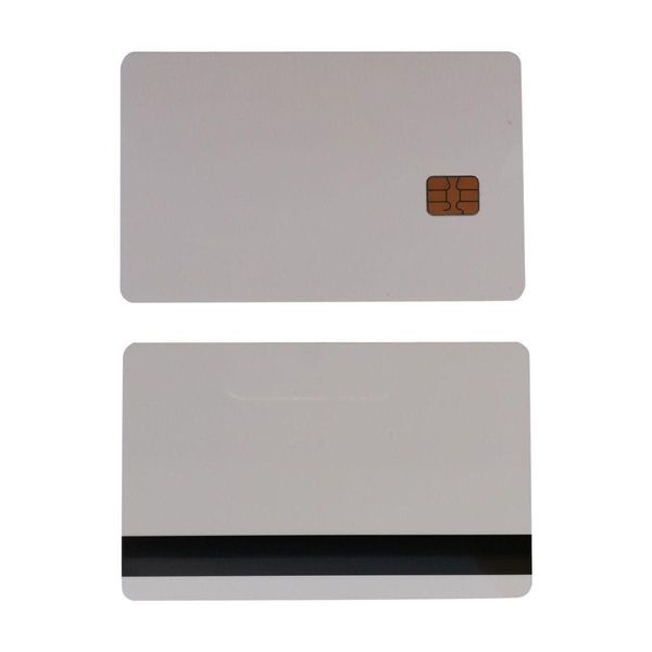 Tarjeta de control de acceso 10 unids White SLE4442 Chip de contacto PVC Smart con 8.4mm Hico Banda magnética Drop Entrega Vigilancia de seguridad I Dhxke