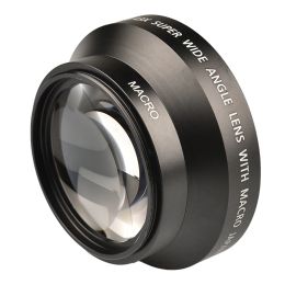 Accessoires 0,43x AF HD 62 mm / 67 mm / 72 mm de l'objectif grand angle de l'objectif macro Convertisseur grand angle pour la caméra