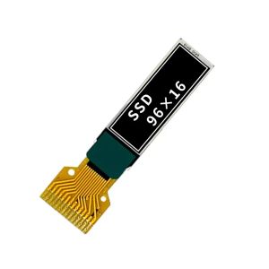 Accessoires Module d'affichage OLED 0,69 pouce 14pin UG9616TSWCG02 96 * 16 LUMIÈRE BLANC SSD1306 I2C IIC adaptée à TS100 TS08