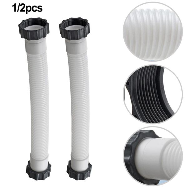 Accessoires 1/2 pièces tuyau de pompe de filtre à sable de piscine 11535 remplacement de tuyau d'interconnexion pour les pompes de filtre à sable Intex de 16 pouces systèmes d'eau salée