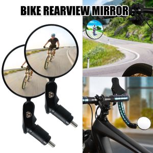 Accessoires 1/2 stks fiets achteruitkijkspiegel verstelbare groothoek fietsenstiembalk achteruitkijkspiegels convex fietsspiegel mtb accessoires