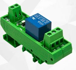 Accessoires 1 kanalen Relaismodule Din Rail Mount SRD05VDCSLC SRD12VDCSLC SRD24VDCSLC 10A 5V 12V 24V DC PNP NPN Compatibel 1NO 1NC