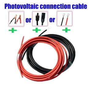 Accessoires 1 paire de câble photovoltaïque rallonge panneau solaire connecteur PV câble 3M 14AWG (2.5MM2) câble de connexion photovoltaïque