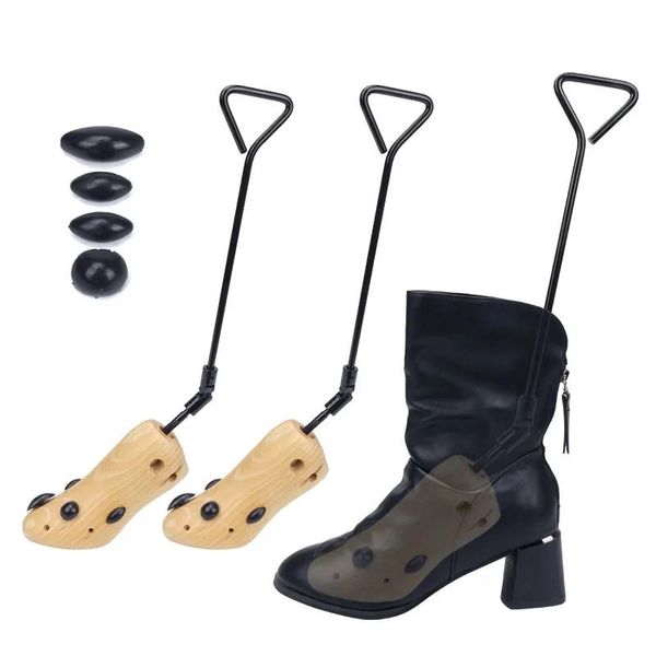 Accessoires 1 PC Bois Bois de chaussures 2ways chaussures arbre femmes et chaussures d'homme Sagers d'arbre Taille S / m / L