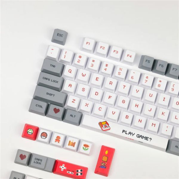 Accesorios 1 Establecer TEMA FC TECHA PBT PBT Tapas de teclas subterráneas para el interruptor MX Teclado mecánico Perfil OEM