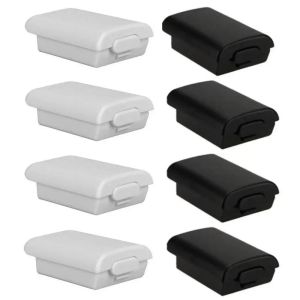 Accesorios 100/50/20pcs AA Batería AA Back Back Case de cubierta para el controlador Xbox 360 Controlador inalámbrico Nuevos accesorios de juegos Balck White