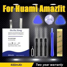 Accessoires 100% toute nouvelle batterie de haute qualité 400mAh 332728 PL332728V pour Huami Amazfit Stratos 2 A1609 A1619 Smart Watch + outils gratuits