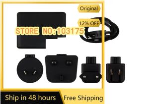 Accessoires 100% originaux pour GoPro Awalc002 Super-chargeur International Dual Port Mur Mur Chargeur Camerie Partie 6 pièces