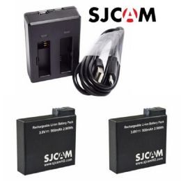 Accessoires Livraison gratuite !! 100% d'origine SJCAM 900mAh Batterie de lion rechargeable de sauvegarde et de chargeur pour SJCAM M20 WiFi Action Camera