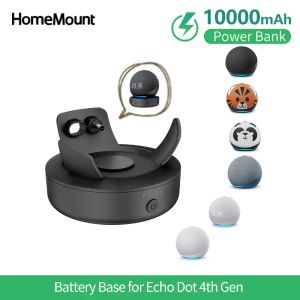Accessoires 10000mah Base de batterie pour Alexa Echo Dot 4th Alimentation rechargeable Alimentation Smart Dostarche