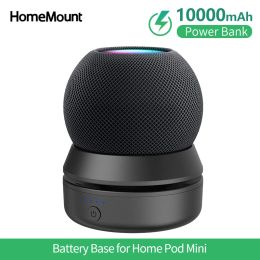 Accessoires 10000mAh Batterijbasis voor HomePod Mini 24H Standby Apple Smart Speaker Charger Dock Holder Power Bank Mount Stand