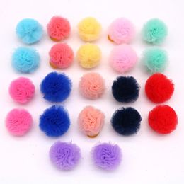 Accessoires 100 stcs/50 paren schattige huisdier puppy hondenhaar bogen fel kleur bal hond verzorging bogen hondenhaaraccessoires voor kleine honden huisdierbenodigdheden