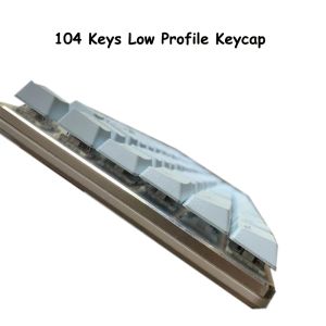 Accessoires 104 Key PBT Keycap Low Profile Horizon Horizon Bleu Backlit Keycap pour Gateron MX MECHANICAL GAMER Clavier avec Works Us et UK Layout