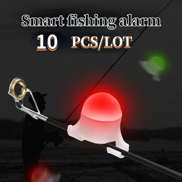Accessoires 10pcs alarmes de morsure de pêche extérieure accessoires de pêche nocturnes