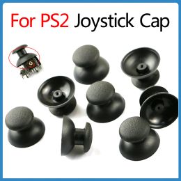 Accessoires 10 stks voor PS2 Joystick Cap voor Sony PlayStation2 PS2 PS2 -controller Small Hole 3D Analoge joystick Mushroom hoofdkappen Deel vervangen