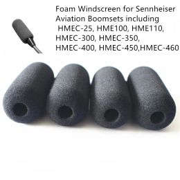 Accessoires 10pcs de haute qualité de dense micro-pare-brise en mousse de microphone Couclier éponge pour HMEC25 HME100 HME110