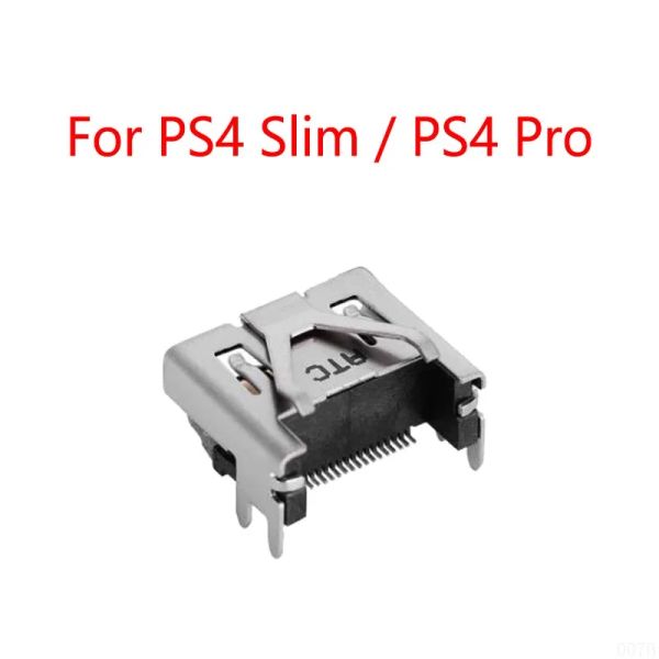 Accessoires 10pcs / lot pour Sony PS4 Slim HDMI Interface Jack de prise compatible pour le connecteur de port PlayStation 4 Pro HDMI