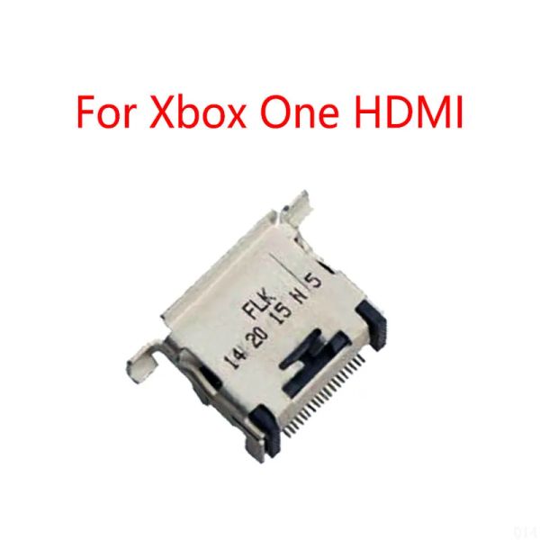 Accessoires 10pcs / lot pour Xbox One X HDMI Interface compatible prise pour le connecteur de port HDMI Xbox One S HDMI
