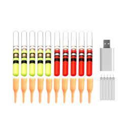 Accessoires 10pcs / lot Stick Light avec rechargeable CR322 Batterie LED Stick Night Fishing Tackle Float accessoire B633