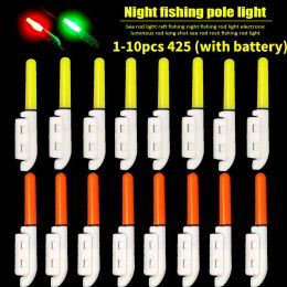 Accessoires 110pc Night Fishing Electronic Ligh Light Stick Luminal Glow Imperproof Rock Fishing Float Tackle Accessoires CR425 Batterie