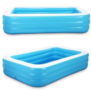 Accessoires 110x90x45cm pataugeoire à usage domestique pour enfants piscine carrée gonflable de grande taille conservation de la chaleur enfants gonflable