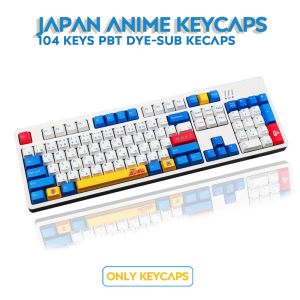 Accessoires 117 touches Keycap Keycap OEM Profil Dyesub Japan Persumed Anime Keycaps pour Cherry MX Switch Mechanical Clavier