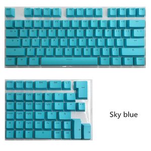 Accessoires 118 touches PBT Keycaps pour Mini combinaison de clavier mécanique pour 61/64/68/71/82/84 clavier de disposition ergonomique capuchons de touches de remplacement