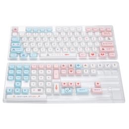 Accessoires 125Key KeyCaps Pixel War Theme PBT Sublimatie XDA Hoogte Mechanische toetsenbord Keycap voor Cherry MX Switches Personaliseer 3xue