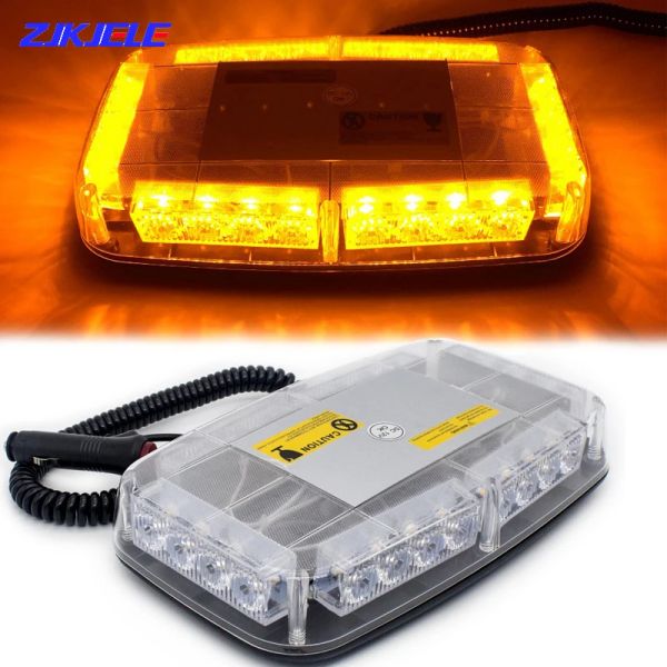 Accessoires 12v LED Court-row strowe stroboscopie clignotant camion avertissement de secteur d'urgence du plafond magnétique lampe d'alarme de brouillard pour la voiture