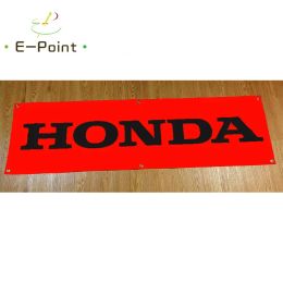 Accesorios 130GSM 150D Material Japón Honda Motocicletas Banner de automóvil 1.5ft*5ft (45*150 cm) Tamaño para la bandera de inicio YHX219