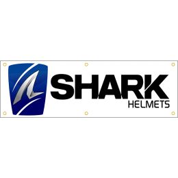 Accessoires 130GSM 150D Polyester materiaal Shark Helmen Banner 1.5*5ft (45*150cm) Advertentie Decoratieve helmvlaggen YHXYHX384