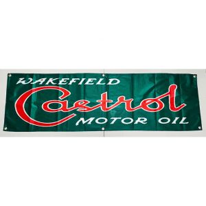 Accessoires 130GSM 150D Polyester Materiaal Castrol Motorolie Banner 1.5ft * 5ft (45*150 cm) Grootte Reclame Decor Vlag yhx273