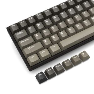 Accessoires 132 touches Gradient Grey PBT Keycaps Profil Cherry Profil Double Shot pour le clavier de joueur mécanique pour GK61 Anne Pro 2 Gateron Switch