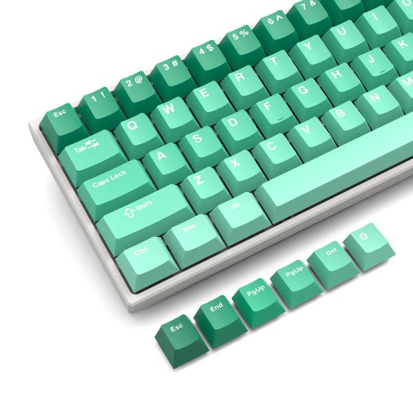 Accessoires 132 touches PBT KEYCAPS PROFIL DU PROFIL DU PROFIL PROFILE DOUBLE VERTE CHARGE POUR MECHANICAL GAMER Clavier pour GK61 Anne Pro 2 Gateron Switch