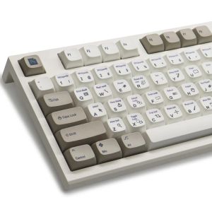 Accessoires 136 toetsen gepersonaliseerde minimalistische witte PBT KeyCaps XDA Profiel Japaness White Gray Dye Sub Key Cap voor gamer mechanisch toetsenbord