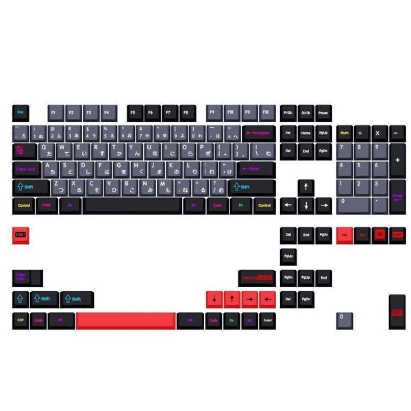 Accessoires 138 touches GMK Dracula Keycaps profil PBT colorant Sublimation clavier mécanique Keycap pour GMK68/104 1.25U 1.75U 2U Shift