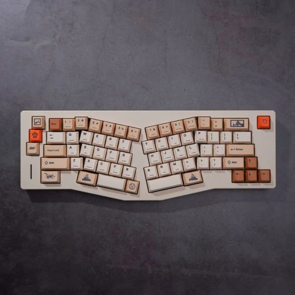 Accessoires 143 touches Profil de cerise GMK ginkgo / keycaps de tampon