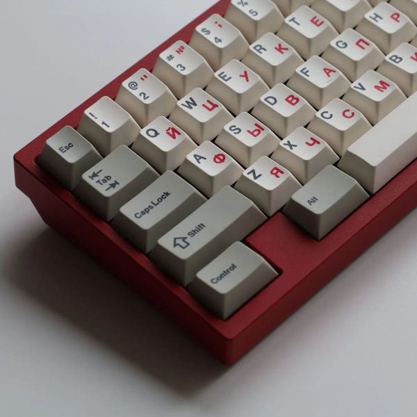 Accessoires 143 keys rétro russe japonais Keycap irlandais