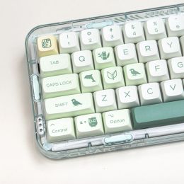 Accessoires 144 KEYS ZOO EN BOTANISCHE TUIN Keycap XDA PROFIEL PBT DYE SUBLIMATION Persoonlijkheid Keycaps voor MX Switch Mechanical Toetsenbord