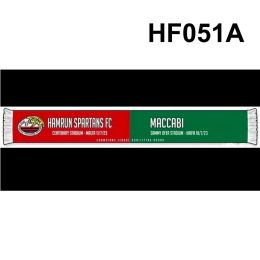 Accessoires 145*18 cm Grootte Euro Sytle MHFC Hamrun Spartans FC sjaal voor fans met dubbele gebreide HF051A