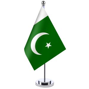 Accessoires 14x21 cm Bureau Vlag Van Pakistan Banner Vergaderkamer Tafelstandaard Paal De Pakistan Kabinet Vlag Set Vergaderruimte Decor