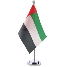 Accessoires 14x21cm Office Desk Vlag van de Emiraat Banner van de Verenigde Arabië De vlaggen van de VAE -kast