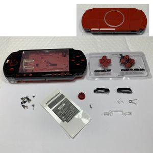 Accessoires 15 kleuren Volledige behuizing Shell voor PSP3000 Game Console Vervangingsafdekking met knoppenkit Gratis beschermende film