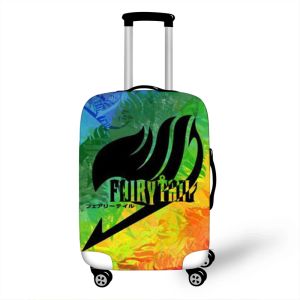 Accessoires 1832 pouces Fairy Tail Natsu Couverture de bagages Accessoires Trolley Case de protection des bagages Couvercle de valise Antidust Cover