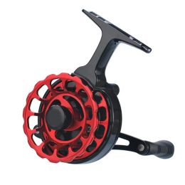 Accessoires 1pc 3.6: 1 Roue de bobine de pêche droite / gauche avec pied haut pour radeau de pêche à la pêche sur glace outil de pêche portable