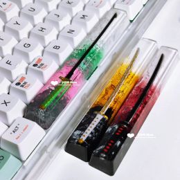 Accessoires 1PC 6.25U Resin Keycap Japan Anime DIY COUVERTURE COUVERTURE COUVERTURE SPACIELLE COURT