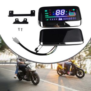 Accessoires 1PC Affichage d'évacuation Couverture de pare-brise en option Véhicule électrique Trame numérique 6pin Black Electric Bike Accessoires Scooters