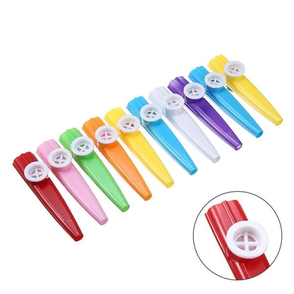 Accesorios 1 PPC Plastic Kazoo Flauta Armónica Instrumento musical Juguetes educativos para niños Regalos de guitarra profesional para principiantes