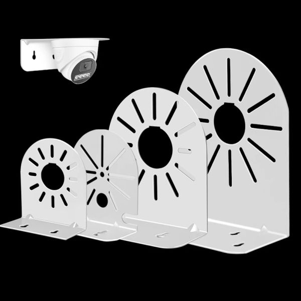 Accesorios 2.5 '' 4.5 '' 6.5 '' Soporte de la pared de acero de vigilancia Montaje de pared de acero adecuado para HikVision Dahua CCTV Camera